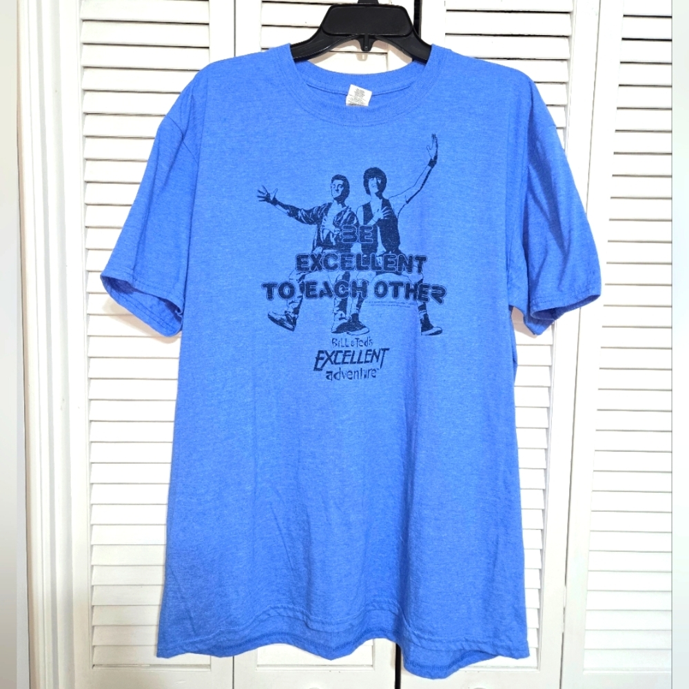 Gildan Men's XL Bill & Ted's Excellent Adventure Graphic T-Shirt